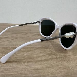 Chanel Pearl White Sunglasses